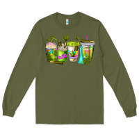 Coffee Cups Long Sleeve Tee | Teevron