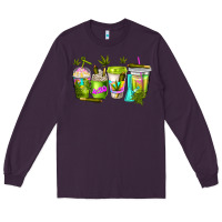 Plum coffee cups Long Sleeve Tee - NancyCooperArtShop