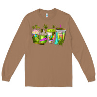 Toasted Coconut coffee cups Long Sleeve Tee - NancyCooperArtShop