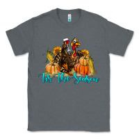 Charcoal Heather Western Fall Turkey Tis The Season Classic Tee - LillyAllenDesigns