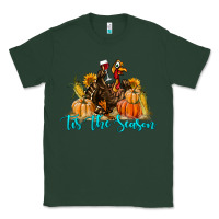 Sports Green Western Fall Turkey Tis The Season Classic Tee - LillyAllenDesigns