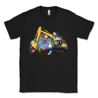 Black easter excavator gnome egg leopard Classic Tee - Artiststas