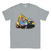 Heather Grey easter excavator gnome egg leopard Classic Tee - Artiststas