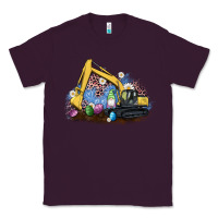 Plum easter excavator gnome egg leopard Classic Tee - Artiststas