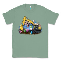 Sage easter excavator gnome egg leopard Classic Tee - Artiststas