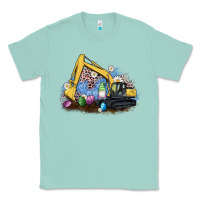 Seafoam easter excavator gnome egg leopard Classic Tee - Artiststas