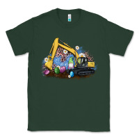 Sports Green easter excavator gnome egg leopard Classic Tee - Artiststas