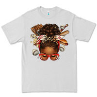 Dove Grey baseball afro messy bun Premium Tee - texasbilliewilder