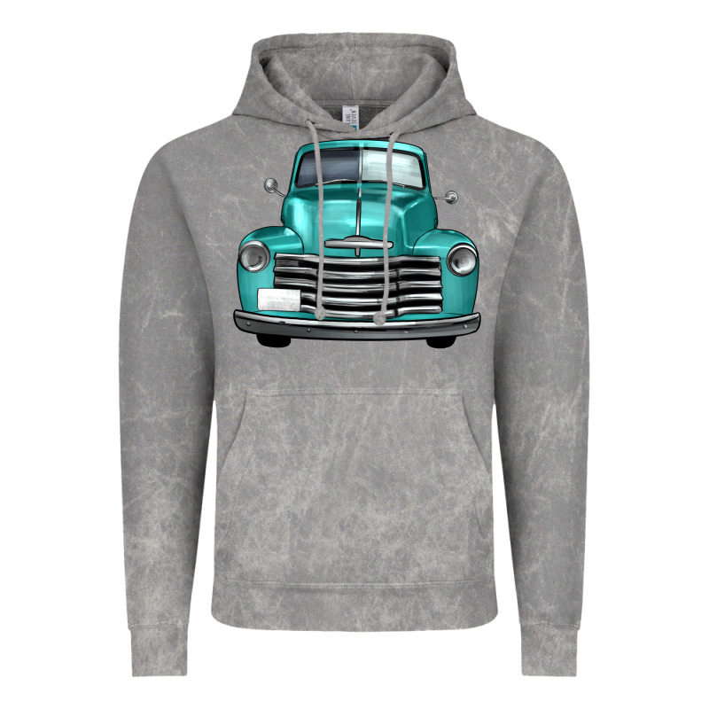 Western Truck Front View Vintage Hoodie by FaDigitalArtStudio | Teevron