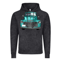 Vintage Black western truck front view Vintage Hoodie - FaDigitalArtStudio