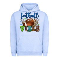 Pigment Grape Ice Football vibes green and blue Urban Hoodie - HowdyJamesFarm