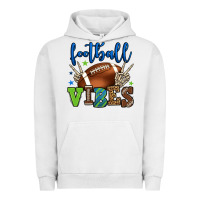 Pigment Lunar Rock Football vibes green and blue Urban Hoodie - HowdyJamesFarm
