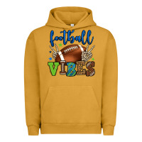 Pigment Peanut Butter Football vibes green and blue Urban Hoodie - HowdyJamesFarm