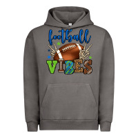 Pigment Tornado Football vibes green and blue Urban Hoodie - HowdyJamesFarm
