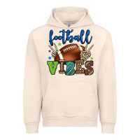 Sandshell Football vibes green and blue Urban Hoodie - HowdyJamesFarm
