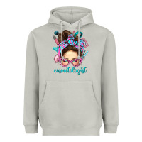 Moon Dust Messy Bun Cosmetologist Bbs Heavyweight Hoodie - BundleAndBundleShop