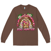 Chestnut easter pink camouflage egg hunter  bunny rainbow Long Sleeve Tee - BarkalooDesign