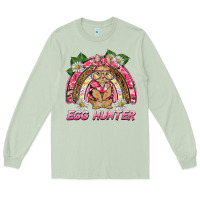 Matcha easter pink camouflage egg hunter  bunny rainbow Long Sleeve Tee - BarkalooDesign