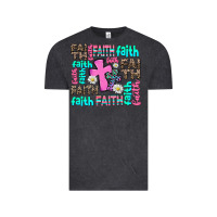 Vintage Black faith with cross Vintage Tee - AdoDesignShop