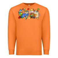 Carrot image title puzzlethemed beverages and accessories Premium Sweatshirt - LillyAllenDesigns