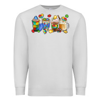 Dove Grey image title puzzlethemed beverages and accessories Premium Sweatshirt - LillyAllenDesigns