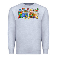 Heather Grey image title puzzlethemed beverages and accessories Premium Sweatshirt - LillyAllenDesigns