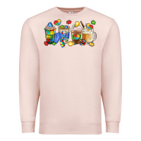 Pale Pink image title puzzlethemed beverages and accessories Premium Sweatshirt - LillyAllenDesigns