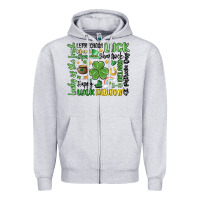 Heather Grey st. patricks day Zipper Hoodie - MaliasSmallBusiness
