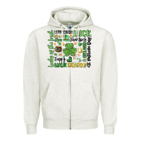 Oatmeal Heather st. patricks day Zipper Hoodie - MaliasSmallBusiness