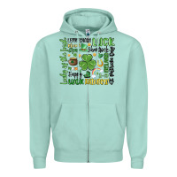 Seafoam st. patricks day Zipper Hoodie - MaliasSmallBusiness