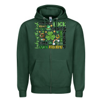Sports Green st. patricks day Zipper Hoodie - MaliasSmallBusiness