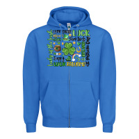 True Royal st. patricks day Zipper Hoodie - MaliasSmallBusiness