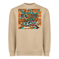 Mushroom protected husband saved by jesus Heavyweight Sweatshirt - JahusDesignShop