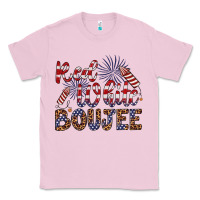 Bubblegum Pink red white boujee Classic Tee - Artiststas