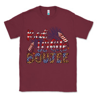 Burgundy red white boujee Classic Tee - Artiststas