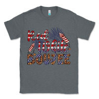 Charcoal Heather red white boujee Classic Tee - Artiststas