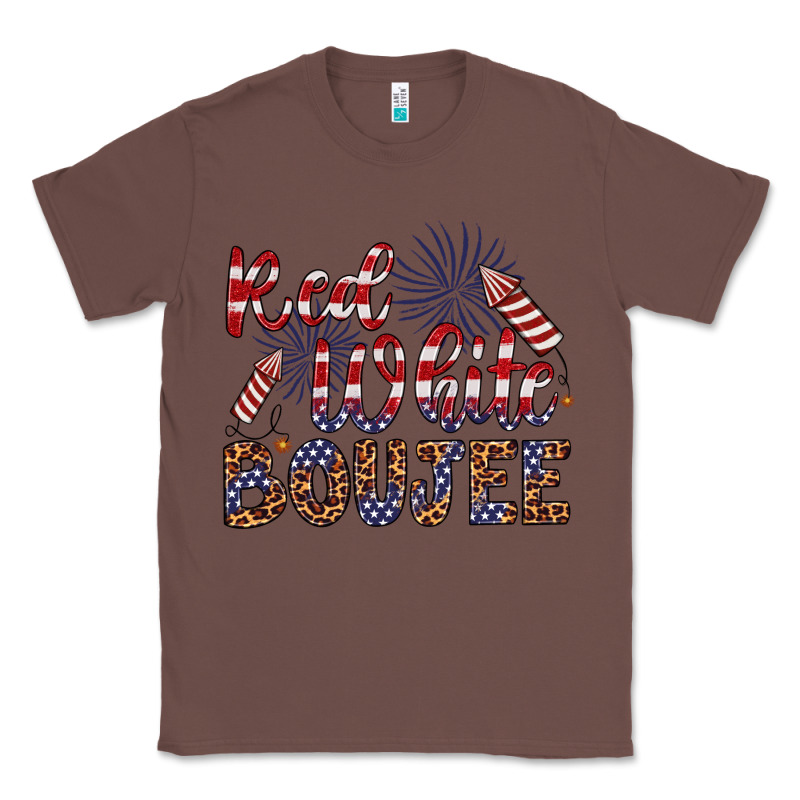 Red White Boujee Classic Tee by Artiststas | Teevron