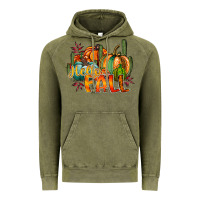 Vintage Olive hallo fall Vintage Hoodie - RacoonDesign