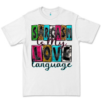 White sarcasm is my love language Premium Tee - Zillion Design Studio