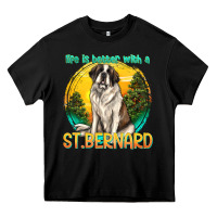Black life is better with a st.bernard Heavy Core Tee - texasbilliewilder
