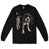 Black bluetick coonhound Long Sleeve Tee - LillyAllenDesigns