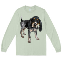 Matcha bluetick coonhound Long Sleeve Tee - LillyAllenDesigns