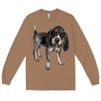 Toasted Coconut bluetick coonhound Long Sleeve Tee - LillyAllenDesigns