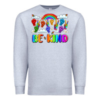 Heather Grey name celebrate kindness and diversity Premium Sweatshirt - LillyAllenDesigns