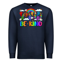 Navy name celebrate kindness and diversity Premium Sweatshirt - LillyAllenDesigns