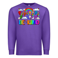 Purple name celebrate kindness and diversity Premium Sweatshirt - LillyAllenDesigns