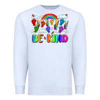 White name celebrate kindness and diversity Premium Sweatshirt - LillyAllenDesigns