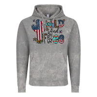 Cloud Rock wild and free Vintage Hoodie - CowhideDigitalArt