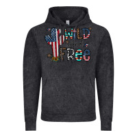 Vintage Black wild and free Vintage Hoodie - CowhideDigitalArt