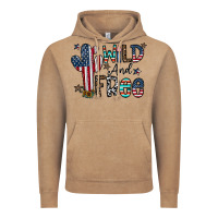 Vintage Coffee wild and free Vintage Hoodie - CowhideDigitalArt